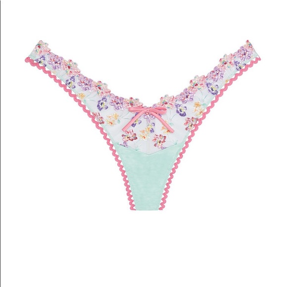 For Love And Lemons Pansy Bouquet Bra & Panty Set - Picture 6 of 8